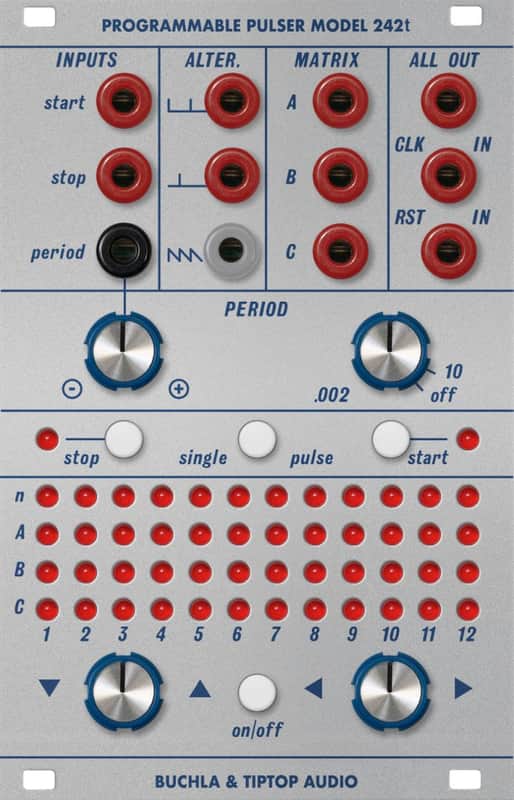 TIPTOP AUDIO BUCHLA 242T PROGRAMMABLE PULSER : BRAND NEW :  [DETROIT MODULAR] image 1