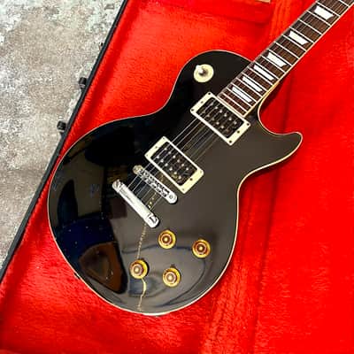Greco EG-700 Single cut Les paul standard  1977 Ebony original vintage MIJ Japan Fujigen image 5