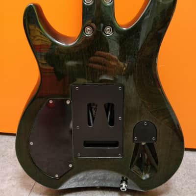 Brian Moore Custom Shop C55P Piezo 1997 Quilt Maple Top , Green image 7
