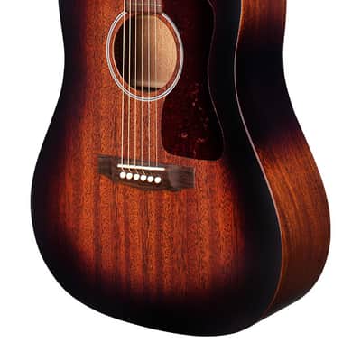 Guild D-20 VSB - Made in the USA - All Solid Mahogany - Vintage Sunbusrt image 3