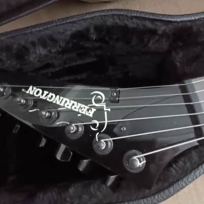 1980's Black  Kramer Danny Ferrington Acoustic / Electric guitar /Gator Case image 6