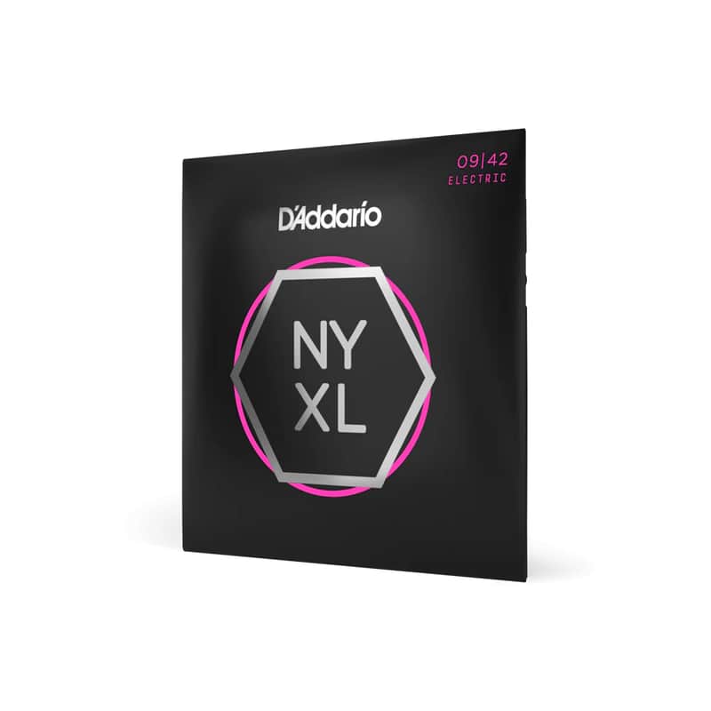 D'Addario NYXL0942 Nickel Wound Super Light Electric Guitar Strings, 9-42 - Nickel image 1