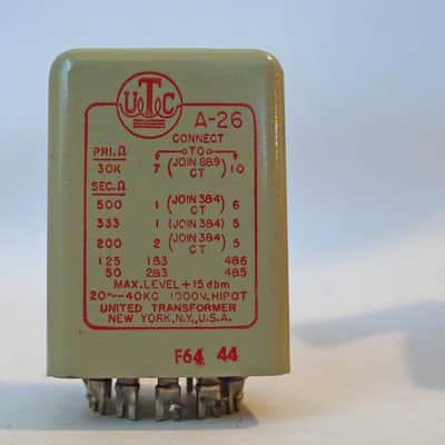 UTC A 26 Transformer with A 33 Shield for Universal Audio 1008