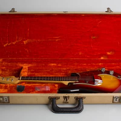 Fender Solid Body Electric Mandolin (1963), ser. #01614, original white tolex hard shell case. image 10