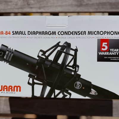 Warm Audio WA-84 Small Diaphragm Cardioid Condenser Microphone Black image 1