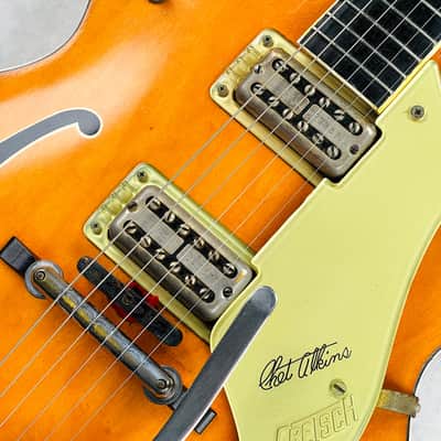 Gretsch 6120 Chet Atkins Hollowbody Thinline 1962 - Western Orange image 8