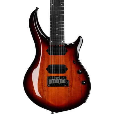 Sterling by Music Man John Petrucci Majesty MAJ270 Electric Guitar, Seven-String (with Gig Bag), Blood Orange, Open Box (Very Good) image 5