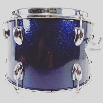 Slingerland 9x13" Dark Purple/Blue Sparkle Vintage 60s Tom Drum Sound King 3Ply image 6