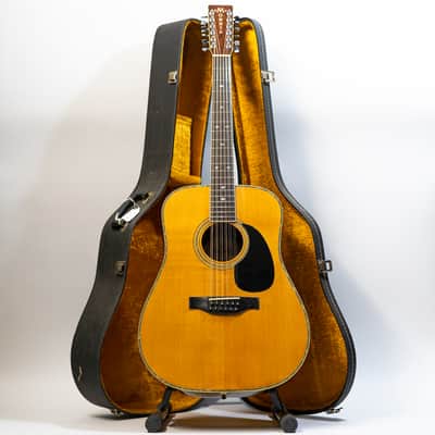 Morris B-60 12-String Dreadnought Acoustic Guitar with Case - Natural - Vintage image 2
