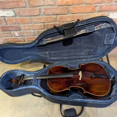 Alegria 1/4 Size Cello Outfit W/ Case + Bow image 3