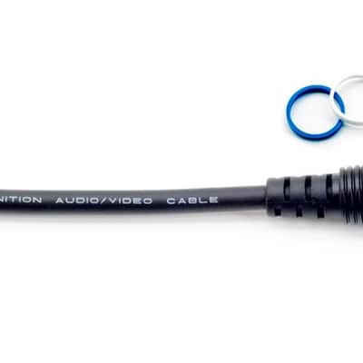 Mogami Pure Patch RR-03 Professional Audio/Video Cable, Mono RCA Male Plugs, Gold Contacts, Straight Connectors, 3 Foot image 2