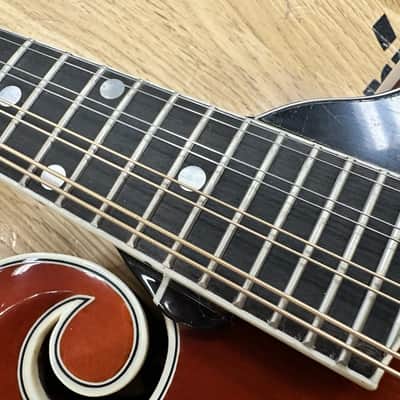 Kentucky KM-855 Artist F-Style Mandolin Amber Burst image 8