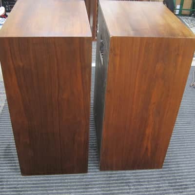 Pr Pioneer CS-63DX Vintage Speakers 4 Way, 6 Drivers, 15" Woofer, Horn Tweeter, Walnut Veneer, Ex So image 2
