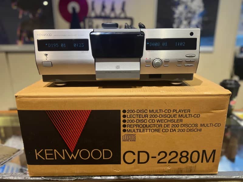 Kenwood CD2280M CD Changer * 200cd * Remote * Box * image 1