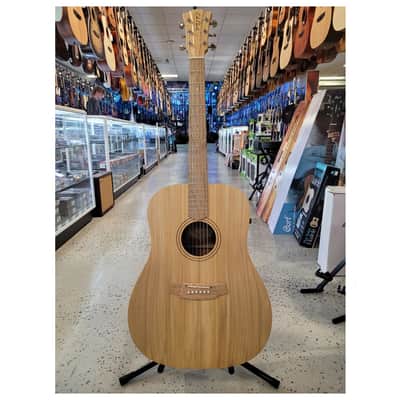 Cole Clark Fat Lady 1 Acoustic / Electric Guitar - Left Hand Bunya / Mahogany image 2