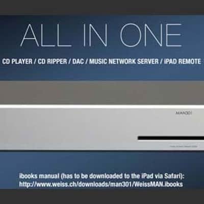 WEISS MAN301R - Music Archive Network Player, CD Player, Preamp, New DAC-B included - NEW! image 6