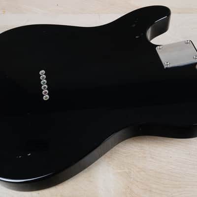 Fender FSR Made in Japan Traditional '60s Telecaster Black w/ Matching Headstock 2022 Black MIJ Gold Anodized Pickguard w/ Gig Bag image 7