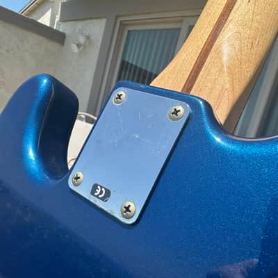 Video! Custom Fender Standard Precision Bass Blue image 14