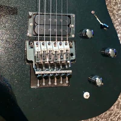 2002 Ibanez RG620X-GK Standard electric  guitar piezo pickup  edge tremolo USA  made Dimarzio pick ups galaxy Black made in japan image 5
