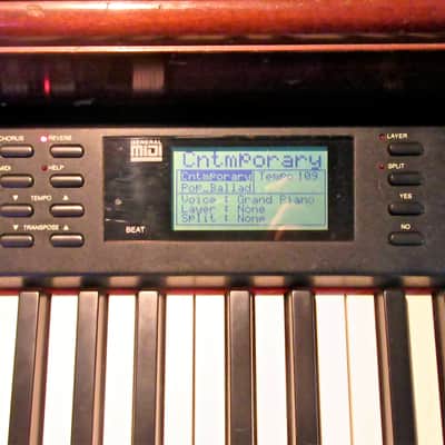 Samick SPX411 Digital Piano 88-key console unit with full MIDI voice set image 8