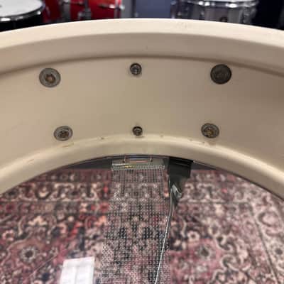 Ludwig No. 908 Jazz Festival 5x14" 8-Lug Snare Transition Badge (1958 - 1960) - Silver Sparkle (VIDEO) image 15