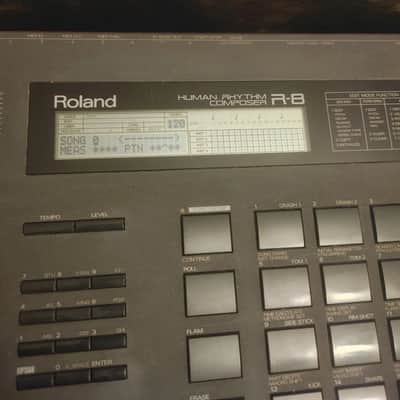 Roland R8 Rhythm Composer (Drum Machine) - One Owner - Studio Only - Free Bonus Electronic (SN-R8-04) Card 1980s - Black image 4