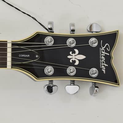 Schecter Corsair Semi Hollow Guitar Black B-Stock 0653 image 4