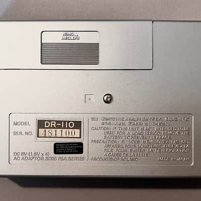 Boss DR-110 Dr. Rhythm 1980s - Silver image 3
