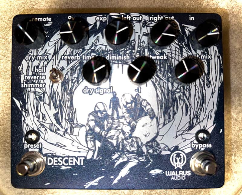 Walrus Audio Descent Reverb / Octave Machine 2015 - 2025 - Blue image 1