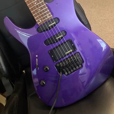 Left Handed Fernandes Revolver FR-55 MTV 1994 Metallic Purple Perfect Frets! image 2