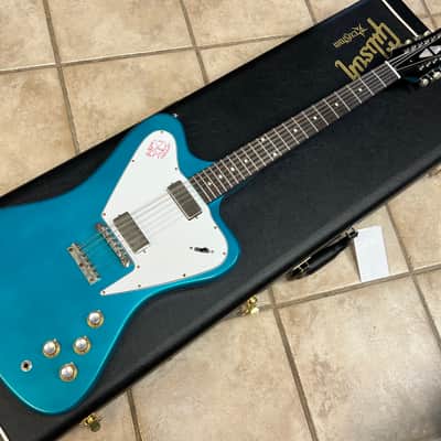 2026 Gibson Custom 1965 Non-Reverse Firebird V 12-String Reissue Aqua Mist VOS image 2