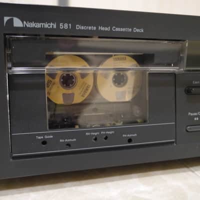 Nakamichi 581 Rare Vintage Cassette Deck Serviced Tested 3-Head Hi-Fi Warranty image 10
