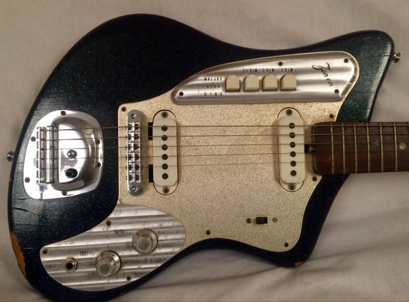 Zenon Ze-non Zes-170 1966 Sparkle Dot Green Mist | Reverb