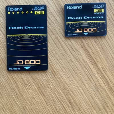 Roland SL-JD80-03 Rock Drum ROM Card Set