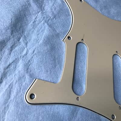 New 3 Ply Vintage Yellow  11 Hole Modern-Style Strat s/s/s Fits Fender Guitar Pickguard image 7