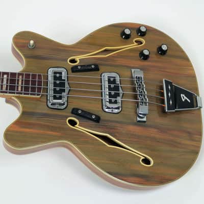 1968 Fender Coronado II Wildwood Bass - Rare Green Finish image 7