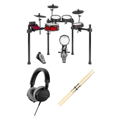 Alesis Nitro Pro 8-Piece Electronic Drum Kit + Headphones + Throne image 2