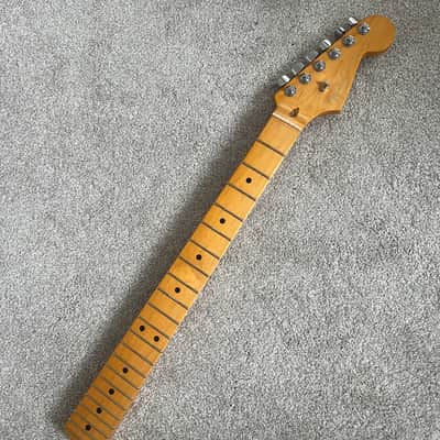Fender American Ultra Strat Neck 2020 - Maple with Locking Tuners image 3