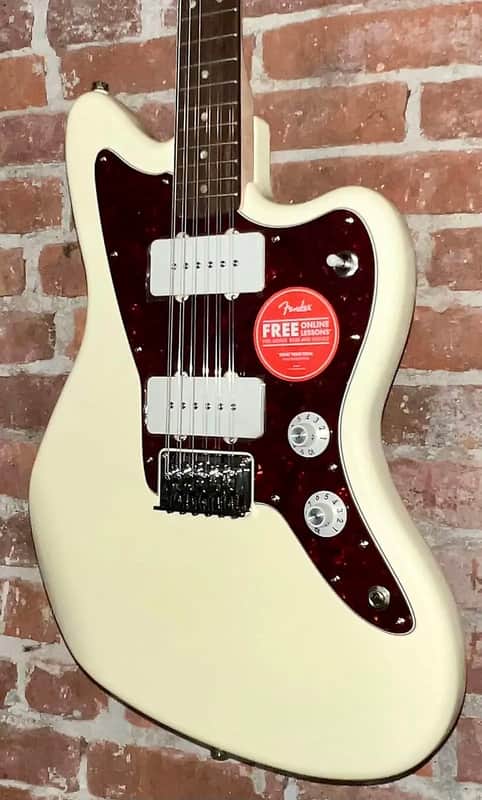 New Squier Paranormal Jazzmaster XII - Olympic White, Killer 12 String Jazzmaster! Comes Pro Set Up! image 1