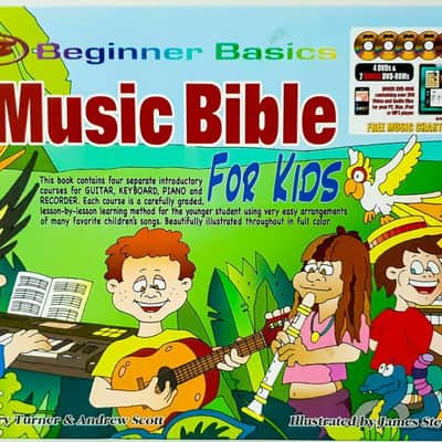 Music Bible For Kids Learn To Play Electronic Keyboard Lessons Book DVDs - P5 image 1