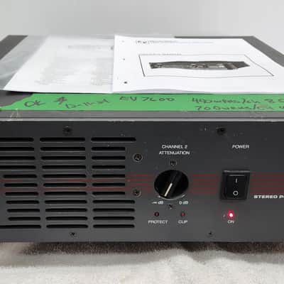 ELECTRO/ VOICE Vintage model 7600 Stereo Amplifier image 2