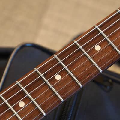 2020 Mario Martin S-Type Madagascar Roasted Neck Electric Guitar Deep Lake Placid Blue Factory Relic + COA OGB image 9