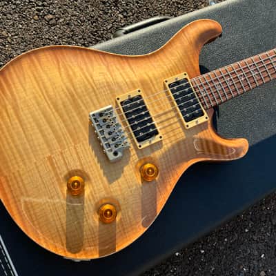 2008 Paul Reed Smith Custom 24 10 top tremelo light sunburst image 2