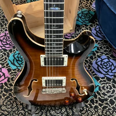 PRS SE Hollowbody II Piezo 2025 - Present - Orange Tiger Smokeburst image 4