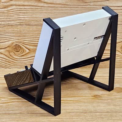 The Analog Source 2 Tier Black Desktop Stand for Korg Volca Beats Bass FM Keys Nubass Loop Mix Sample Synthesizer Mixer Drum Rhythm Machine Sampler image 6