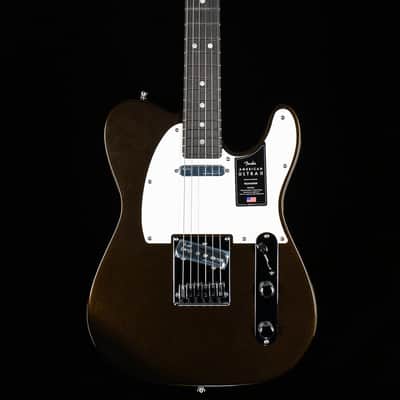 Fender American Ultra II Telecaster Ebony Fingerboard Texas Tea (136) image 3