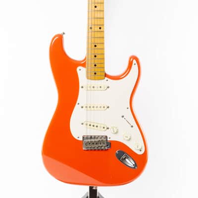 Squier Hank Marvin Stratocaster 1991 Fiesta Red image 2