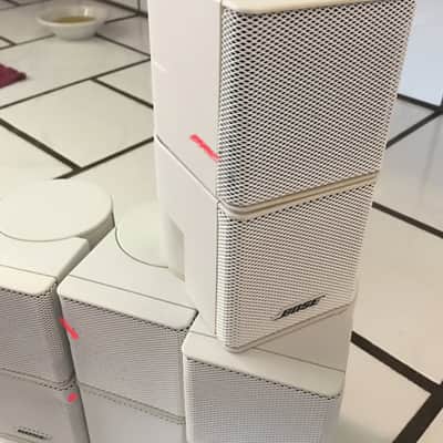 Bose Jewel cube speakers white 5 each-note pics image 7