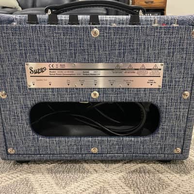 Supro 1605R '64 Reverb 5-Watt 1x8" Guitar Combo 2017 - Present - Blue Rhino image 3