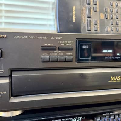 Technics SL-PD827 5 Disc CD Changer with Remote MASH Digital; Tested SEE VIDEO image 2